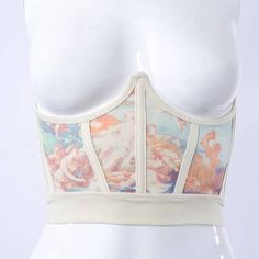 Mid section corsets Material spandex and cotton Underbust Corset Belt, Push Up Corset, Corset Fashion, Angel Print, Vintage Corset, Vintage Crop Tops, Corset Belt, Women Overcoat, Underbust Corset