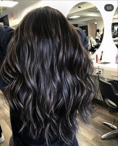 Light Black Hair With Highlights, Dark Brown Hair With Ash Brown Highlight, Black Hair With Babylights, Warm Scarves, Black Hair Balayage, Dark Brunette Hair, Brunette Hair With Highlights, Dark Hair With Highlights