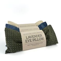 These handmade lavender eye pillows are filled with flaxseed and local lavender, certified naturally grown in California from a family-owned, woman-run farm. The cover comes in basic colored cotton fabric and is removable and washable. Choose your favorite to keep or give as a gift. Sustainability just isn’t about organic products. It’s about living in a way that any of us can manage over time. We all struggle here. And my lavender eye pillow is designed to help us stop, be quiet, and rest a bit Lavender Eye, How To Clean Pillows, Lavender Eye Pillows, Eye Pillow, Be Quiet, Lavender Buds, Eye Pillows, Flaxseed, Organic Products