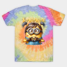 Minion girl -- Choose from our vast selection of Crewneck and V-Neck T-Shirts to match with your favorite design to make the perfect graphic T-Shirt. Pick your favorite: Classic, Boxy, Tri-Blend, V-Neck, or Premium. Customize your color! For men and women. I Love Minions Shirt, Minion Girl, Trendy Multicolor Cartoon Print T-shirt, Minion Tshirts, Minion Shirts, Multicolor Character Print Fun T-shirt, Girl Minion, Girl T Shirt, Girls Tshirts