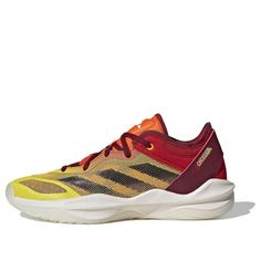 adidas Adizero Bounce Select 2.0 Low 'Orange Black Yellow' IF9354 Orange Athleisure Running Shoes With Boost Midsole, Dynamic Orange Sneakers For Sports, Orange Adidas Sneakers With Logo, Orange Athleisure Running Shoes For Sports, Orange Sporty Sneakers With Shock Absorption, Sporty Orange Sneakers With Shock Absorption, Sporty Orange Running Shoes For Sports, Adidas Sporty Tennis Running Shoes, Sporty Orange Adidas Sneakers