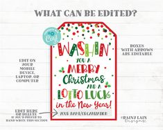 what can be edited for christmas cards?