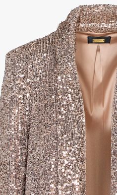 Update from one of our best selling blazer, the Danni blazer sits right at hip. Fully lined. The fabric is drapes well and falls on body nicely, not bulky or scratchy [ details ] Mini sequins Pockets [ size and fit : based on size S ] Length from shoulder to hem: 26 1/2" Across shoulder: 14" Across chest: 18" Sleeve length: 23 1/2“ Fits true to size Sequin Jackets For Women, Festival Outfit Rain, Sequin Blazer Outfit, Gold Sequin Blazer, Sequins Blazer, Sequins Jacket, Glitter Jacket, Boho Festival Outfit, Festival Outfit Inspiration