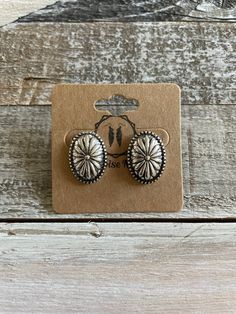 "Earrings are .75\" long" Western Fashion Jewelry, Concho Earrings, Casual Country Outfits, Country Jewelry, Western Clothing, Stylish Bracelet, Western Jewelry, Country Outfits, Turquoise Earrings