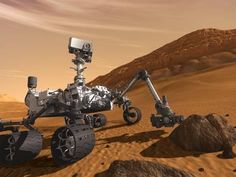 an artist's rendering of the mars rover