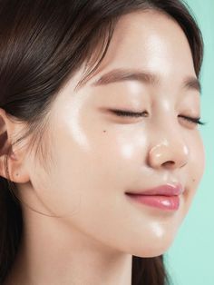 Natural Beauty Model, Kpop Skin Care, Clear Skin Visual Board, Clear Skin Aethstetic Vision Board, Perfect Skin Aesthetic, Desired Face Ideas, Glass Skin Aesthetic