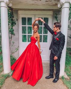 Sweetheart Red Satin Prom Dresses,Sweet Prom Gowns cg18500 – classygown Red Wedding Party, Red Satin Prom Dress, Prom Dress Red, Satin Prom Dresses, Prom 2020, Prom Poses