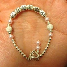 Baptism Bracelet girls baby christening gifts cross charm | Etsy Baby Christening Gifts, Remembrance Necklaces, Goddaughter Gifts, Easter Jewelry, Birthday Bracelet, Baby Jewelry, First Birthday Gifts, Cross Bracelet, Name Bracelet