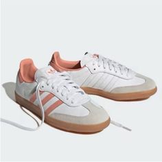 Born On A Soccer Pitch In The '50s; Worn On Streets And Runways The World Over Ever Since. The Adidas Samba Is A True Style Icon. A Soft Leather Upper And Smooth Rubber Outsole Make Them Comfortable Enough For Everyday Wear. Serrated 3-Stripes And A Reinforced T-Toe Celebrate The Shoe's Rich Design History. Authentic And True To Its Roots, The Samba Og Promises To Bring Love For The Classic Silhouette To A Whole New Generation. Brand New In Box. Price Is Firm. Please Make Sure Of Sizing Before P Adidas Samba Og White, Soccer Pitch, Harrods London, Adidas Samba Og, Adidas Samba Sneakers, White Trainers, Design History, Suede Sneakers, Adidas Samba