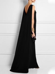 Summer Fashion Dresses Casual, Dress Drape, Evening Dress Floor Length, Summer Fashion Dresses, Maxi Dress Navy, Fashion Dresses Casual, Long Black Dress, Types Of Dresses, Long Black