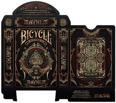 the front and back cover of bicycle playing cards