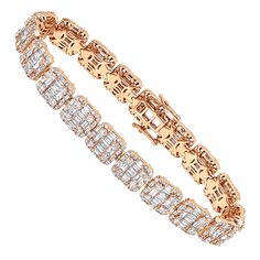 Item Code: 803159_white_7.5in&#44 Cushion Cut Solitaire, Diamond Tennis Bracelet, Classy Design, Baguette Diamonds, Cushion Cut Diamonds, Tennis Bracelet Diamond, Bracelet For Men, Baguette Cut, Baguette Diamond