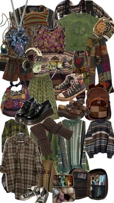 Peony Aesthetic, Earth Fashion, Grunge Hippie, Hippy Style, Street Outfits, Fashion Kawaii