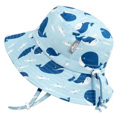 PRICES MAY VARY. GROW-WITH-ME SMART DESIGN: Baby, toddler and kids' sun hats with fully adjustable head drawstring allowing you to size up so you can use the same sun-hat for multiple seasons. UV SUN PROTECTION: 50+UPF rated breathable cotton sun hat with a wide brim strengthened to stay up in front. UV rating is due to weave of the fabric, no harmful chemicals or dyes were used. STAY-ON SAFE: Adjustable chin-strap ensures sun hat stays put with easy toggle adjustment and breakaway safety clip w Adventure Hat, Kids Sun Hat, Kids Bucket Hat, Cotton Bucket Hat, Bucket Hat Design, Baby Sun Hat, Blue Whale, Summer Hats, Sun Hat