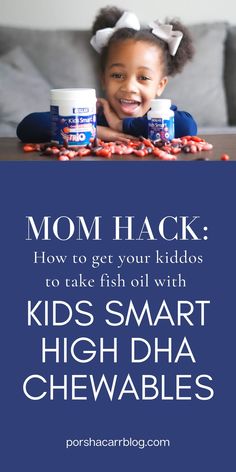 As a mom of two, I am always on the hunt for ways to make mom’s life easier. No hack is too little or small, I’ll take them all. So needless to say when I learned about a hack to get my kids to take adequate levels of nutrients DHA and EPA I jumped right on it. What is this hack all about? Well, you’ll be surprised to know that it is all in a little bottle from Kids Smart. Continue reading to know How to get your kiddos to take fish oil with Kids Smart High DHA Chewables. All About Mom, Boss Baby, Smart Kids, Mom Hacks, Fish Oil, Fish, Reading