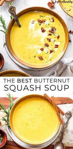 the best butternut squash soup recipe