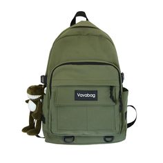 Brand Name: DCIMORMain Material: NylonOrigin: CN(Origin)Technics: JacquardGender: WOMENBackpacks Type: SoftbackCapacity: 20-35 LitreInterior: Cell Phone PocketInterior: Computer InterlayerHandle/Strap Type: Soft HandleItem Type: BackpacksDecoration: NONEClosure Type: zipperRain Cover: NoExterior: Solid BagCarrying System: Arcuate Shoulder StrapModel Number: MXJ14633236Lining Material: PolyesterStyle: CasualPattern Type: SolidCOLOR: black/green/whiteSIZE: 29CM*13CM*44CMWeight: 0.55KGStyle: Casual College Laptop, Plaid Backpack, Grunge Accessories, Bag College, Grunge Clothing, Girl Backpacks School, Purple Backpack, Men's Totes, Back To College