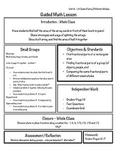 the student's workbook for guided math lessons is shown in black and white