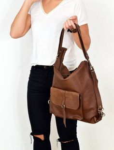 Leather Brown backpack, Leather backpack, Woman backpack, Small backpack,  Ladies backpack, Brown Leather Rucksack by BarbaraLeatherDesign on Etsy Convertible Leather Backpack, Woman Backpack, Ladies Backpack, Brown Backpack, Brown Backpacks, Leather Rucksack, Convertible Backpack, Small Backpack, Backpack Purse