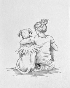 I loved you then, I love you still. I always have…. Still Tattoo, Seashell Tattoos, Cute Dog Drawing, Dog Memorial Tattoos, Artsy Illustration, Wings Drawing, Pet Remembrance, Dog Sketch, Three Dogs