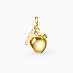 Fruits of Spirit Faithfulness Apple Charm Fruits Of Spirit, Apple Jewelry, Loyalty Symbol, Fruits Of The Spirit, Cross Gift, Golden Design, Golden Apple, Jewelry Knots, Fruit Of The Spirit