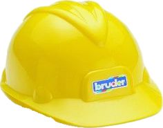 a yellow hard hat with the word brubot on it