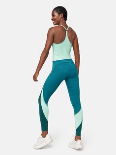 This tank features a built-in shelf bra, removable pads, and adjustable straps. Made in lightweight, breathable TechSweat with a slightly cropped fit. Sports Wear Women, Women's Activewear, Women Sports, Sports Wear