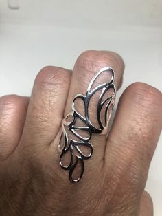 Unique Nickel-free Sterling Silver Butterfly Ring, Unique Sterling Silver Nickel-free Butterfly Ring, Nickel-free Sterling Silver Butterfly Ring, Silver Metal Butterfly Ring As Gift, Handmade Sterling Silver Rings For Party, Silver Metal Butterfly Ring Gift, Silver Open Ring For Party, Silver Butterfly Ring As Gift, Silver Butterfly Open Ring