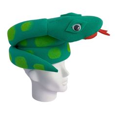 Foam Party Hats Snake Hat - Serpent Party Hat - Snake Headpiece - Animal Costume Hat - Snake Hat for Kids - Handmade Snake Hat - Party Favor Themed Cap For Costume Party, Novelty Brimmed Costume Accessories For Party, Adjustable Themed Costume Accessories For Birthday, Novelty Costume Hat With Curved Brim, Fun Halloween Party Hat Supplies, Fun Halloween Party Hat, Novelty Costume Hats For Carnival, Fun Adjustable Hats For Carnival, Novelty Hats For Carnival Costume