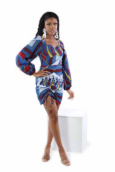 african dresses. plus size african dresses. African Print Dress, Long Puff Sleeves, Sky High, Overall Dress, African Dresses For Women, African Design Dresses, Formal Occasion, How To Feel Beautiful, African Dress