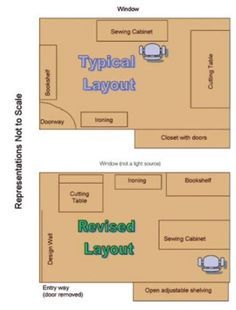 two floor plans for a typical living room and kitchen in an apartment building, with the words typical layout