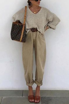 Teal Sweater, Sweater Outfit, High Waist Denim, Bohol, Corduroy Blazer, Looks Chic, 가을 패션