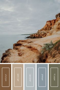 the color palette is brown, blue, and green