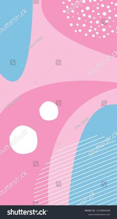 an abstract pink and blue background with circles