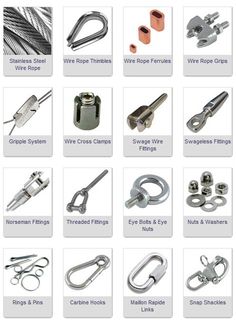 many different types of wire tools are shown in this image with the names and description below