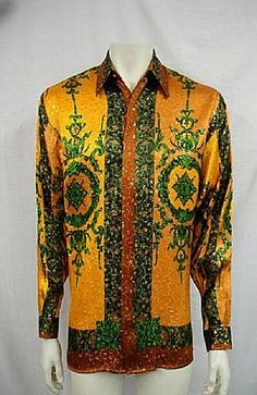 Silk Shirt Style, Style Fireplace, Bad Mother, African Print Tops, Silk Shirt, African Print, Print Tops, Casual Button Down Shirts, Shirt Style