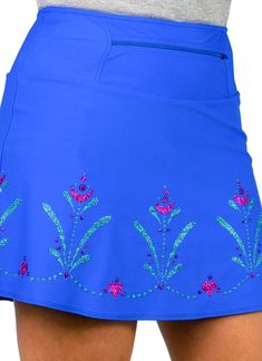 Festive Fitted Blue Skirt, Festive Blue Fitted Skirt, Blue Fitted Festive Skirt, Blue Fitted Skirt For Festive Occasions, Fitted Blue Skirt With Floral Embroidery, Disney Bound Outfits Casual, Princess Inspired Outfits, Disney Marathon, Disney Themed Outfits