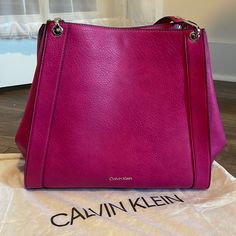 Calvin Klein Reyna Medium Tote Bag Orchid Flower New With Out Tags Never Used Color Orchid Flower 12x14x6 Pink Floral Print Tote Shoulder Bag, Calvin Klein Bags, Calvin Klein Bag, Medium Tote Bag, Medium Tote, Womens Calvin Klein, Orchid Flower, Womens Tote Bags, Calvin Klein