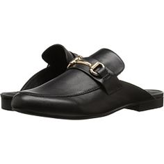 Steve Madden Kandi Slip-On Mule Steve Madden Mules, Black Leather Shoes Women, Shoe Cobbler, High Heel Clogs, Black Leather Mules, Fashion Jackson, Black Shoes Women, Mon Cheri, Slip On Mules