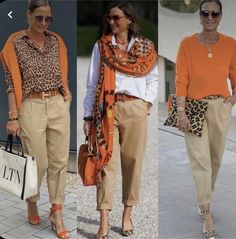 Fun Baking, Over 60 Fashion, Tan Pants, 60 Fashion, Over 50 Womens Fashion, Dresses 2024, Looks Chic, 가을 패션, Fashion Over 50