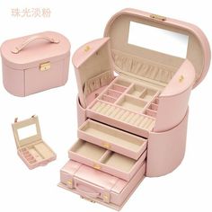 قلادات متدلية, Leather Jewelry Box, Jewelry Organizer Box, Birthday Wishlist, Organiser Box, Cute Room Decor, Pusheen