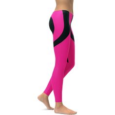 Are you a sucker for pink, hot pink and anything that screams pink? Than we've got good news for you! The Gearbunch Black Heart Shaped Pink Leggings are a must have in anyone's wardrobe who loves pink, and anyone that loves black! Be Happy, Be Bright, Be You with Gearbunch. Sporty Pink Tights For Sports, Stretch Pink Tights For Sports, Sporty Pink Tights For Workout, Pink Stretch Tights For Sport, Pink Athleisure Tights For Gym, Pink Compression Sporty Leggings, Sporty Pink Compression Leggings, Pink Stretch Tights For Workout, Pink Fitted Tights For Gym