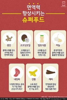 면역력 향상 시키는 ‘슈퍼푸드 7’ [인포그래픽] - 시선뉴스 Food Infographic, Health Routine, Food Therapy, Food Info, Food Science, Health Info, Natural Medicine, Food Menu, Healthy Cooking