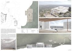 an architectural drawing shows the interior and exterior of a house