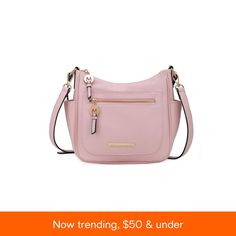 in stock Modern Pink Bags With Zipper Pocket, Crossbody Shoulder Bag, Cross Body, In Store, Pick Up, Buy Online, Shoulder Bag, Free Shipping, Pink