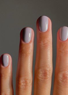 Stormy Grey spring nail colors Neutral Summer Nail Colors, Professional Gel Nails For Work, Short Nail Gel Polish, Grey Nails Square, Opi Gel Polish Colors Summer, Grey French Nails, Nails For Tan Skin, Cute Spring Nails Short, Short Manicure