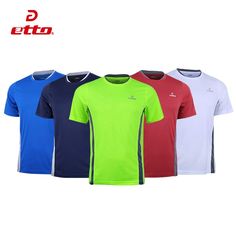 five different colors men's t - shirts