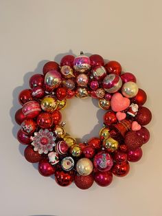 a christmas ornament hanging on the wall