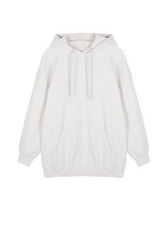 100% cotton (excluding ribbed) Spring Cotton Hoodie With Ribbed Collar, White Ribbed Collar Sweatshirt For Spring, White Hoodie With Ribbed Collar For Streetwear, Oversized White Outerwear With Drawstring Hood, White Oversized Outerwear With Adjustable Hood, Oversized White Sweatshirt With Ribbed Cuffs, White Oversized Sweatshirt With Double-lined Hood, Oversized Cream Cotton Hoodie, Oversized White Sweatshirt With Kangaroo Pocket