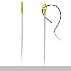 an image of two long handled knitting needles